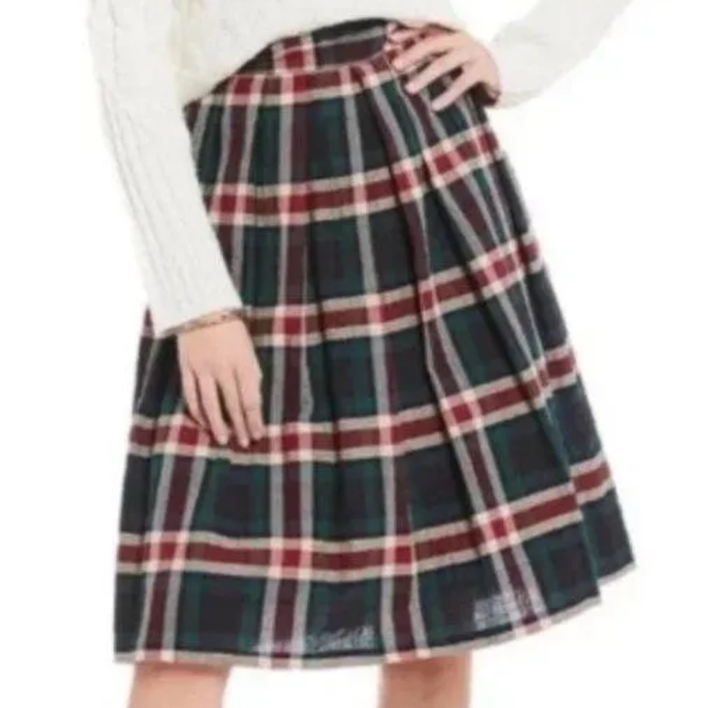 Daniel Cremieux Plaid A-Line Skirt ❤️